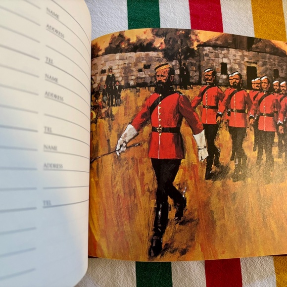 UNUSED Hardcover HBC Address Book with authentic details of original prints. - Picture 6 of 9